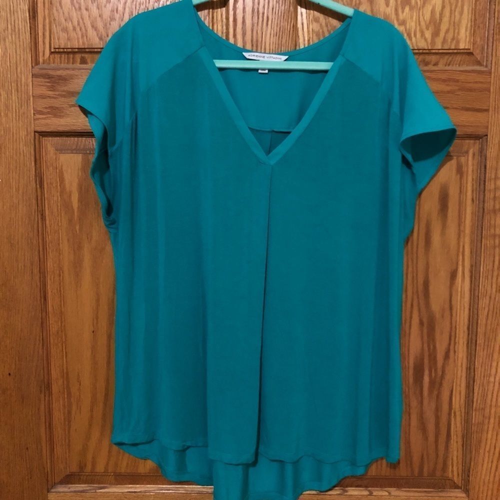 Adrienne Vittadini Teal Top Sz XXL - Picture 3 of 8